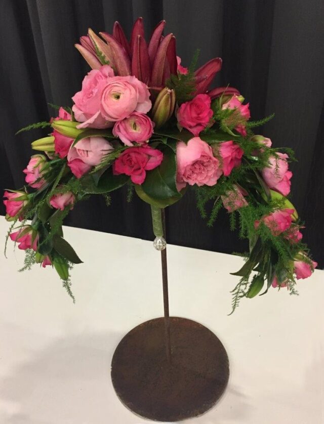Wired Designs Bouquets Crescent West Australian Floral Art Society Inc.